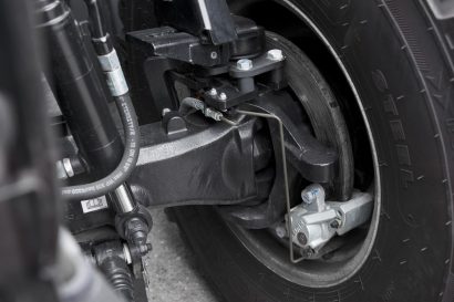 Fastrac Kommunal Detailansicht des Bremssystems